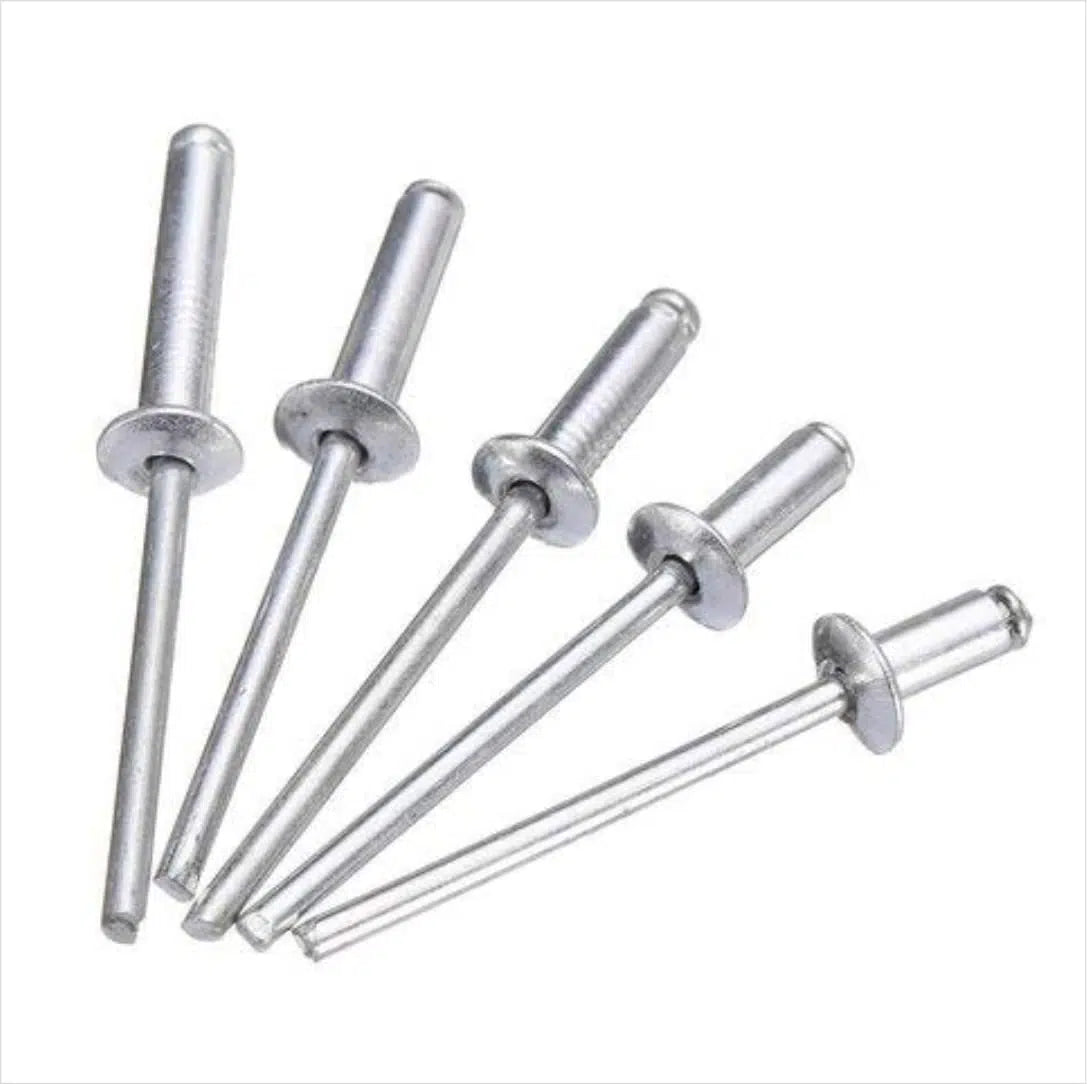 300pcs Assorted Blind (POP) Rivets in Three-1/8"x1/2", 5/32x1/2" & 3/16"x1/2"