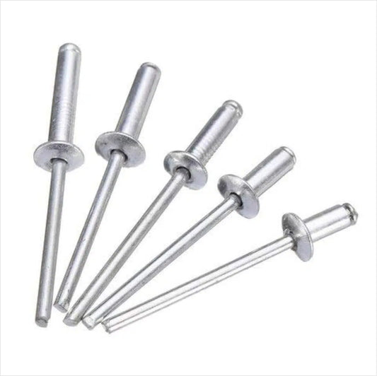 300pcs Assorted Blind (POP) Rivets in Three-1/8"x1/2", 5/32x1/2" & 3/16"x1/2"