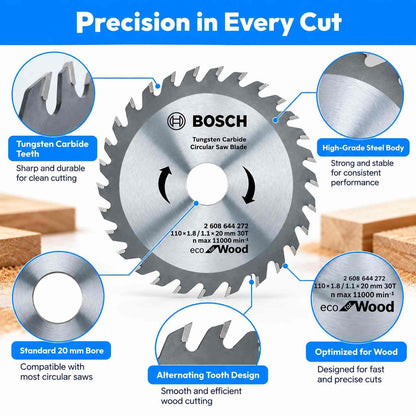 Bosch TCT Wood Circular Saw Blade10 x 20x30Teeth