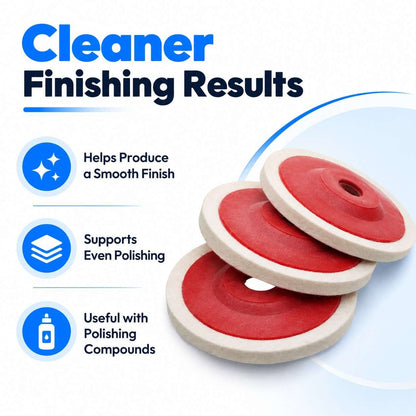 4 Inch Polishing Disc Pad - Pack of 3
