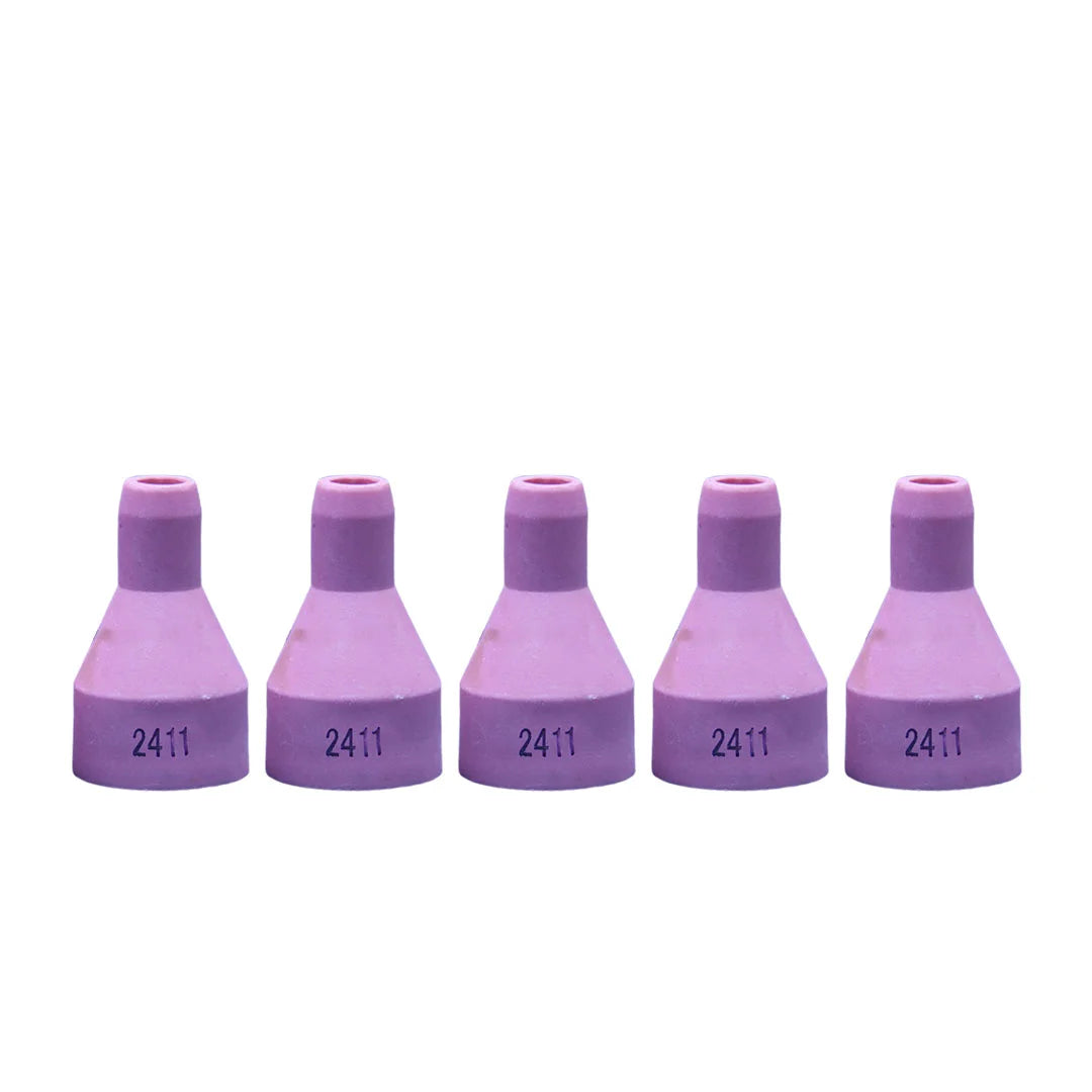 5 PCS Ceramic Nozzle Cups 2411 TIG Welding Torch