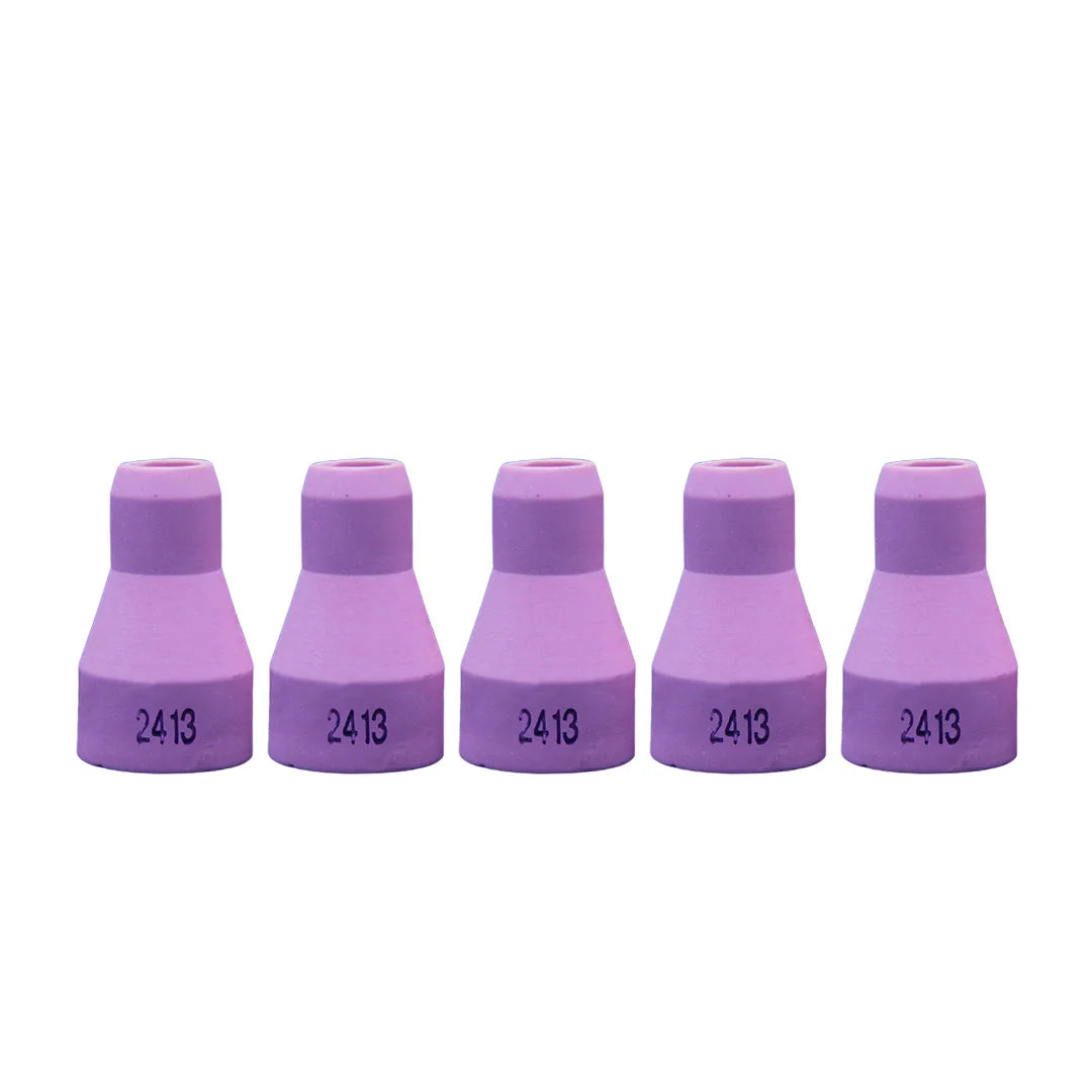 5 PCS Ceramic Nozzle Cups 2413 TIG Welding Torch