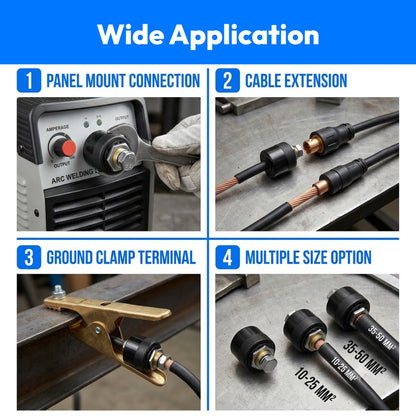 ARC Welding Cable Connector Female(Set of 2)