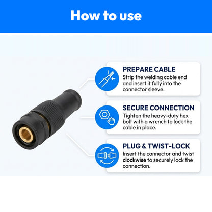 ARC Welding Cable Connector Female(Set of 2)