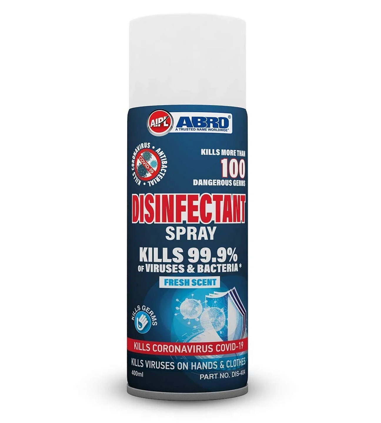 Abro Disinfectant Spray Kills 99.9% of Viruses & Bacteria 400ml