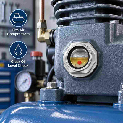 Implemental Air Compressor Oil Level Gauge Sight Glass - 1