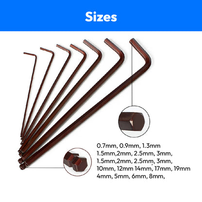 Taparia Allen Keys Long Ball Point Set KBHI10X