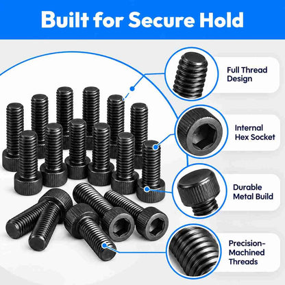 Allen Bolt Full Thread-Pack of 20