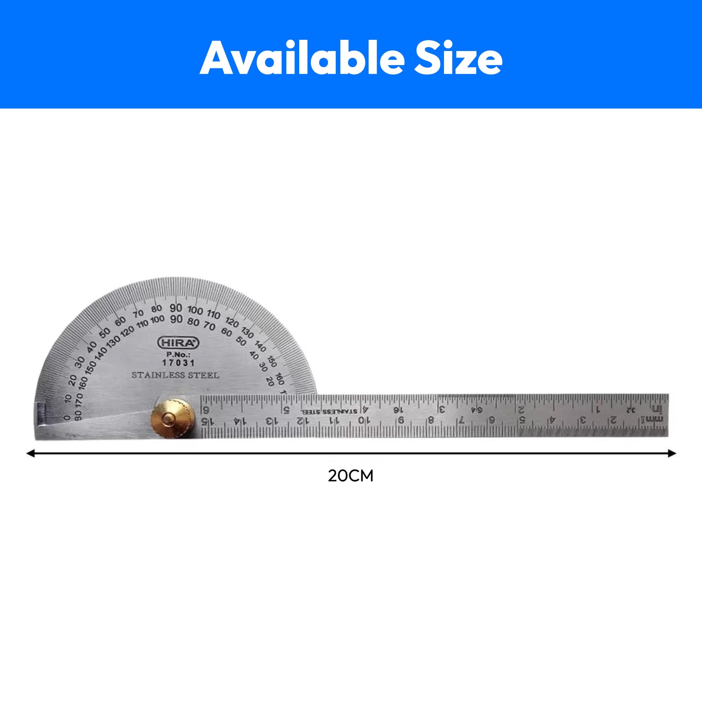 Angle Finder Arm Rule 0-180 Degrees-150MM