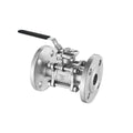 Stainless Steel Ball valve flanged end 15mm
