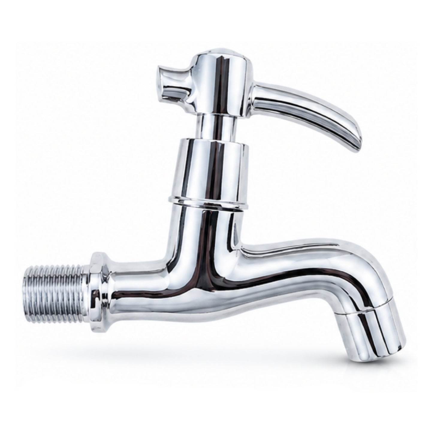 Bib Cock Bathroom Tap with Foam Flow Chrome Finish