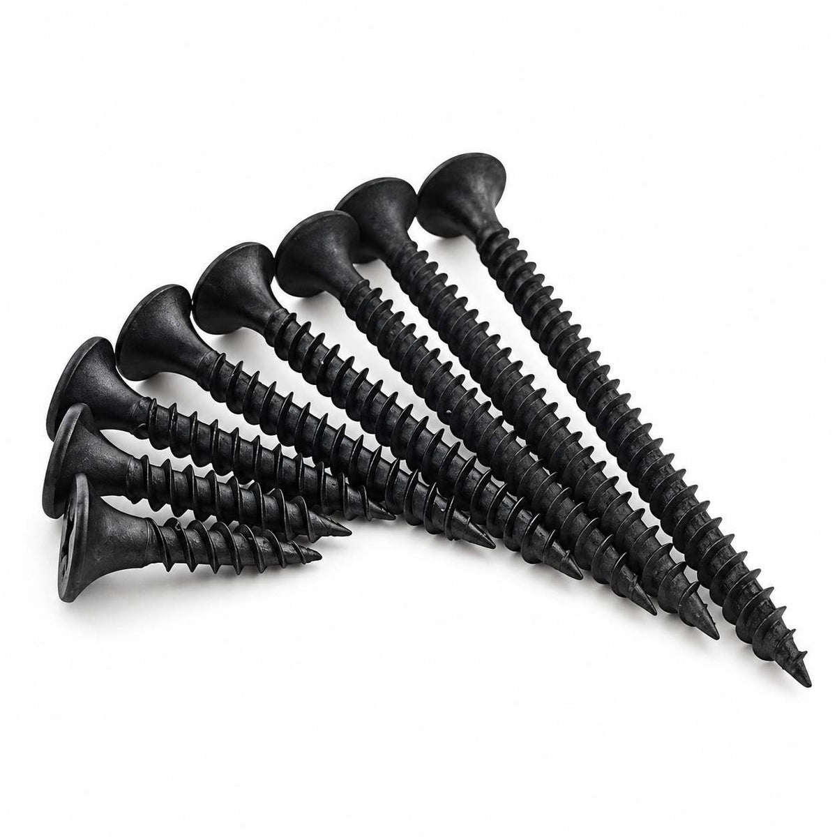 Black Drywall Gypsum Screws - Pack of 100pcs