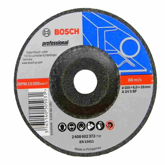Bosch BI241 Metal 4-inch Grinding Wheel Set (Pack of 5)