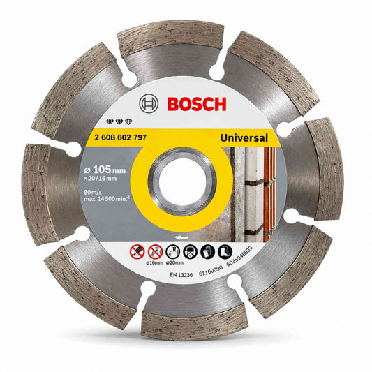 Bosch 105mm Diamond Cutting Blade Expert for Universal-Pack of 10