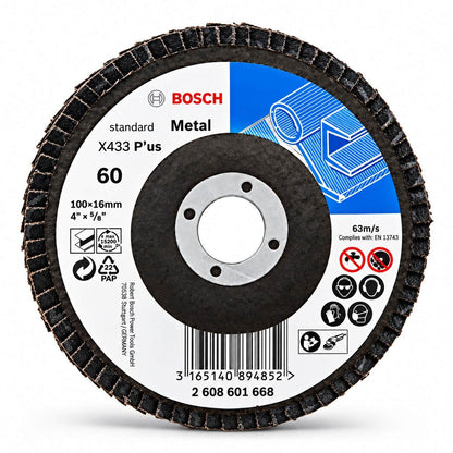 Bosch Flap Disc 5 Inch Dia-60 Grit