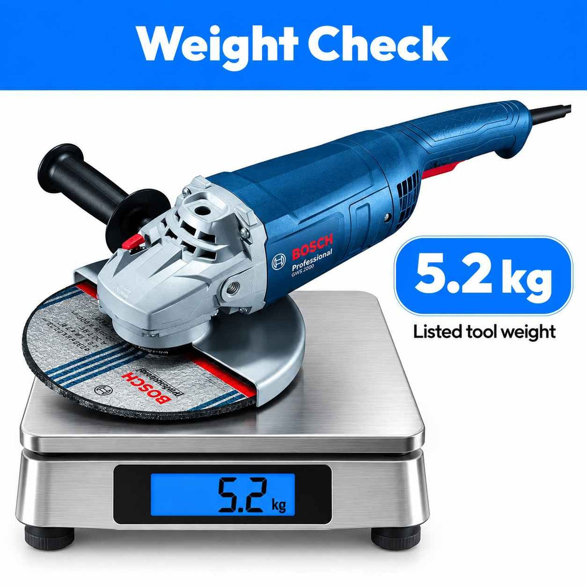 Bosch GWS 2200 Professional Angle Grinder