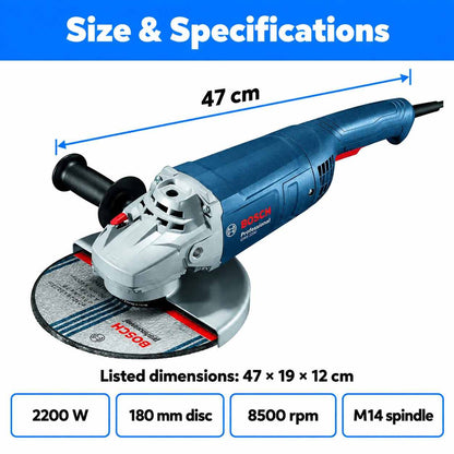 Bosch GWS 2200 Professional Angle Grinder