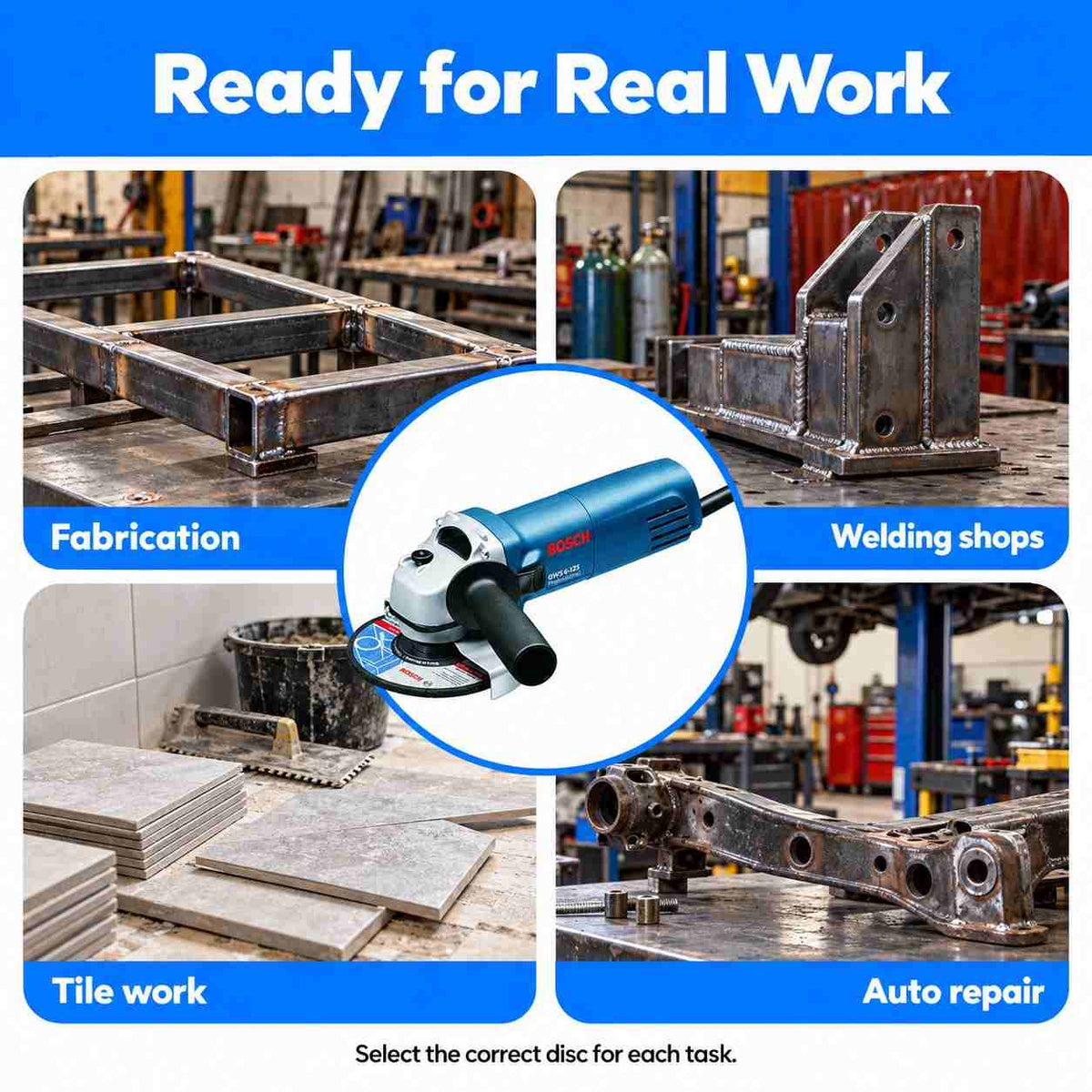 Bosch GWS 6-125 Professional Angle Grinder