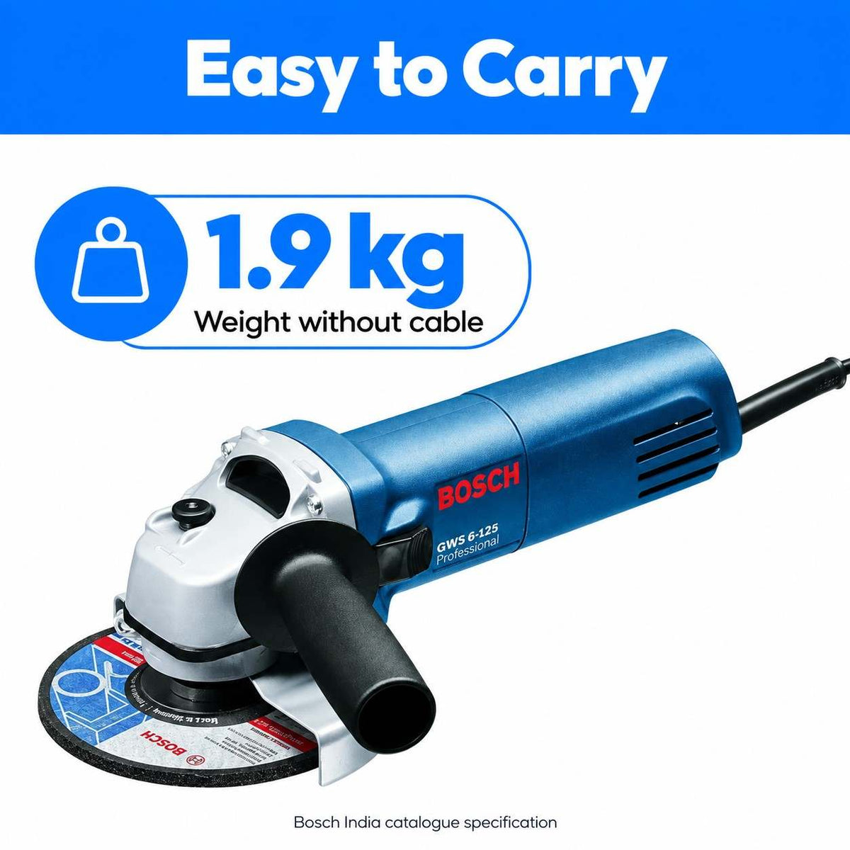 Bosch GWS 6-125 Professional Angle Grinder