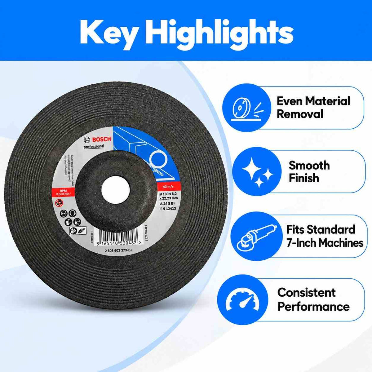 Bosch Grinding Wheel-7inch