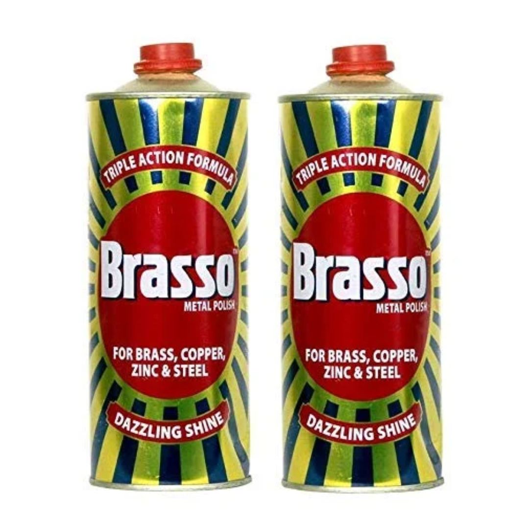 Brasso Liquid Metal Polish 100ml-Pack of 2