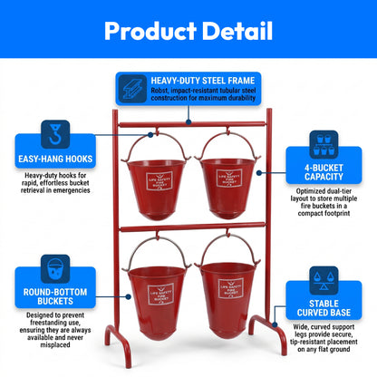 Safety Plus Fire Bucket Stand
