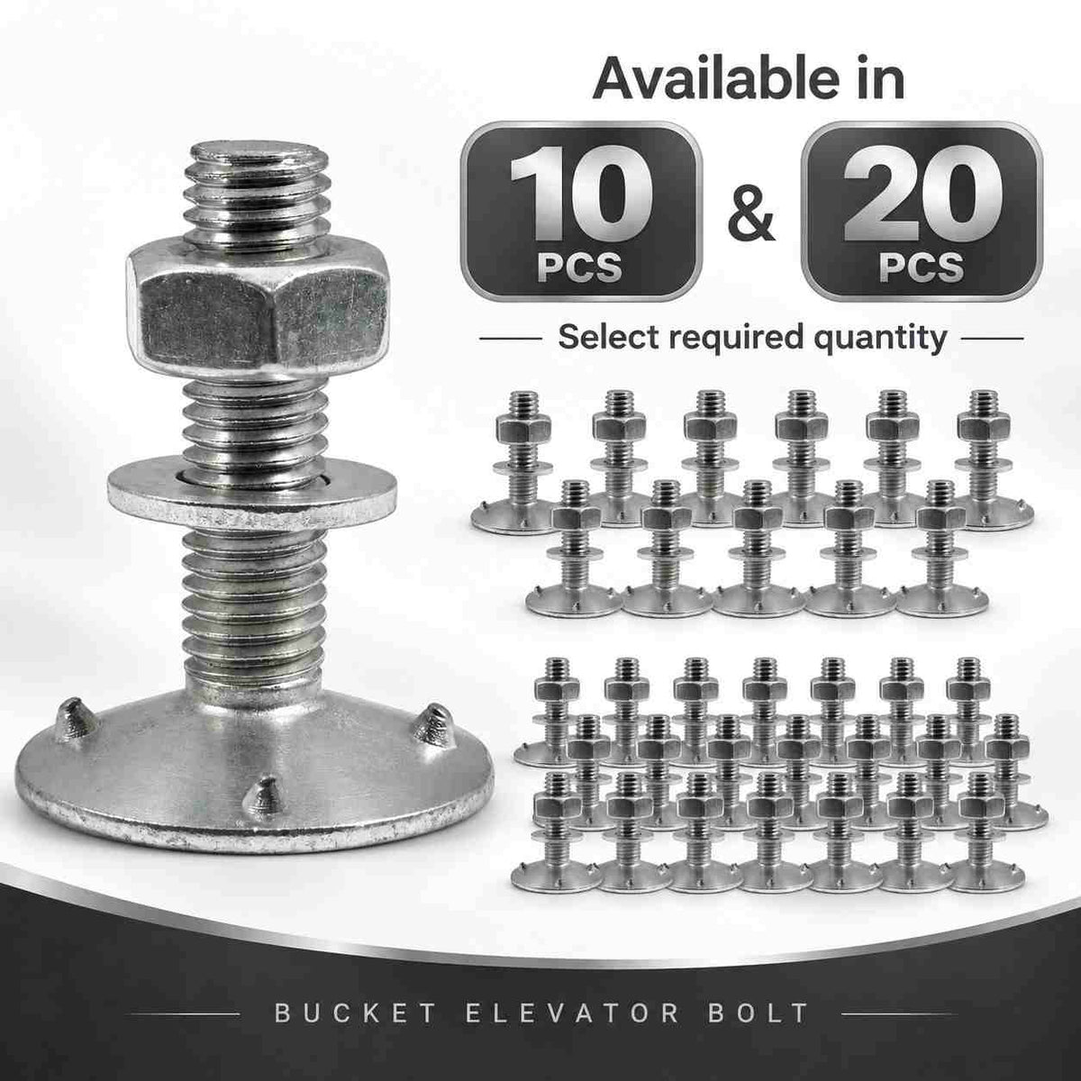 Bucket elevator bolt 8X25mm