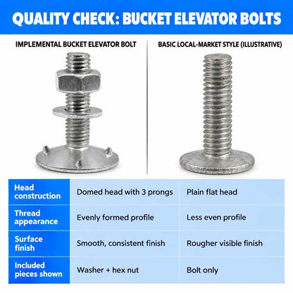Bucket elevator bolt 8X25mm