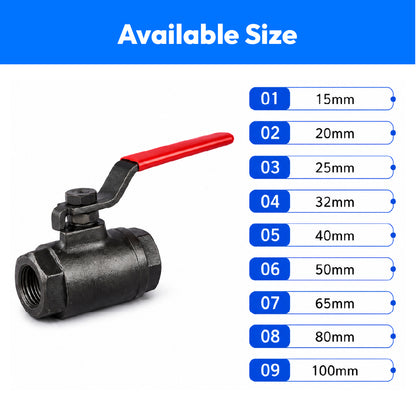 Cast Iron Ball Valve Screwed