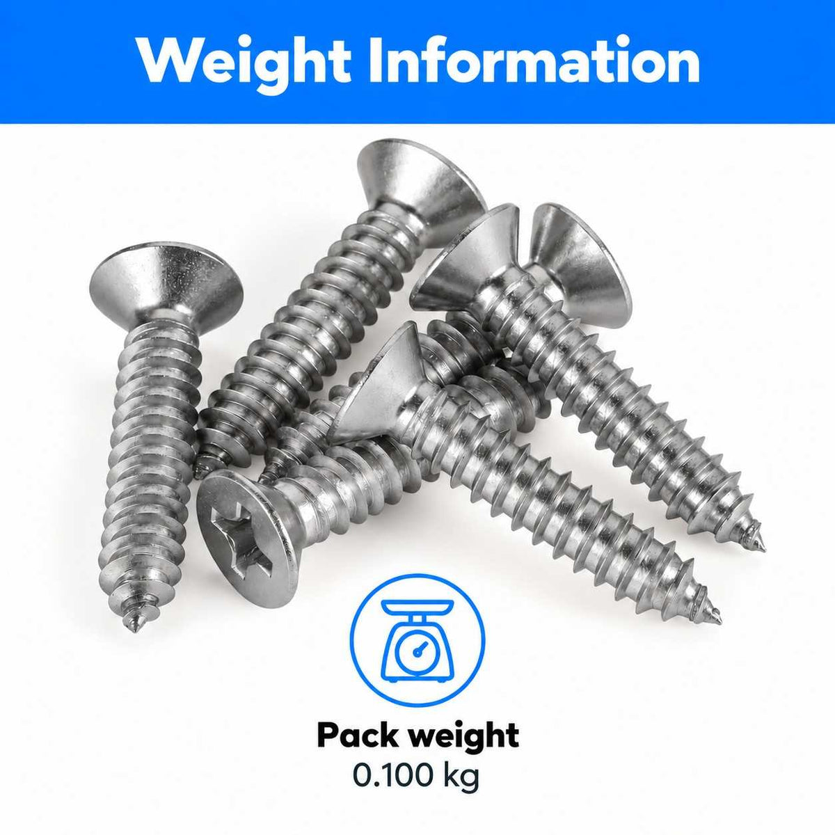 CSK Philip S.S Sheet Metal Screw 6 X 19mm-200pcs