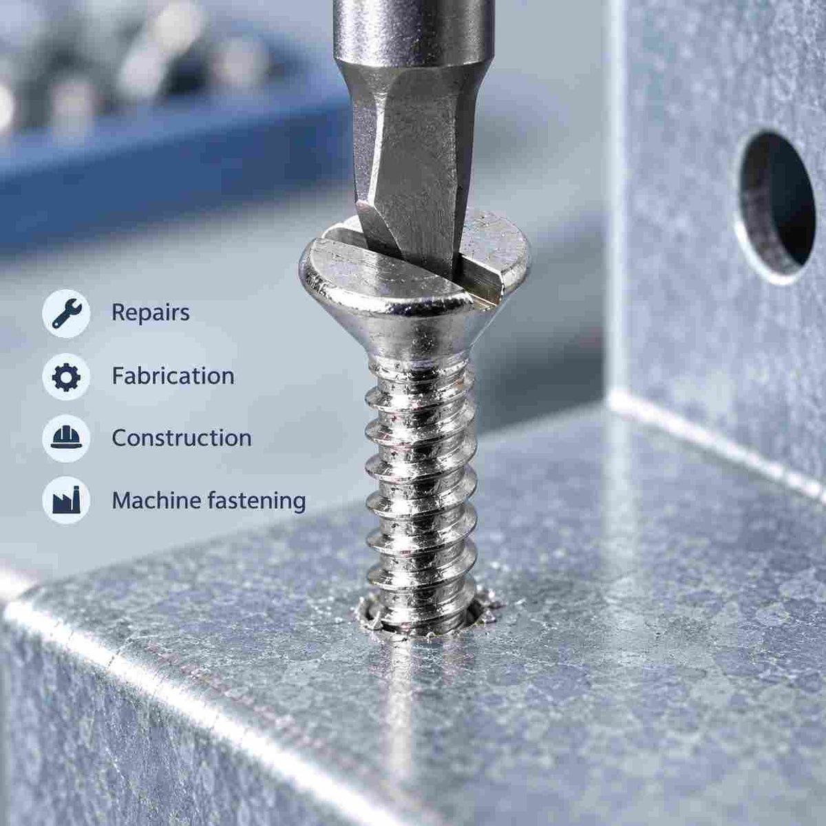 CSK Head Self Tapping Screws 8x25 mm