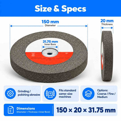 Carborundum Grinding Wheel 8''
