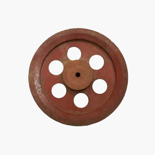 Implemental Cast Iron Rope Pulley Without Bore - 1