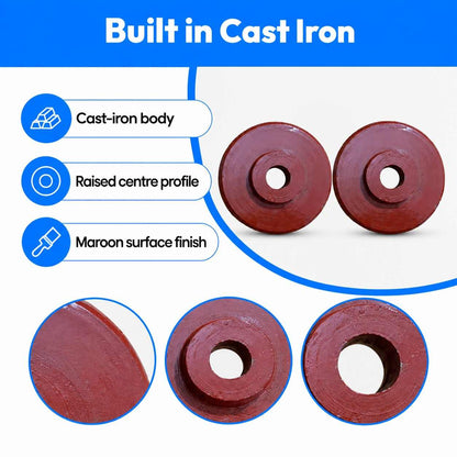 Cast Iron Grinder Adda Plate - 3.1/2 X 1 INCH