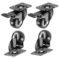 SWIIFT Polyurethane PU Swivel Caster Wheels 2-inch - Pack of 4