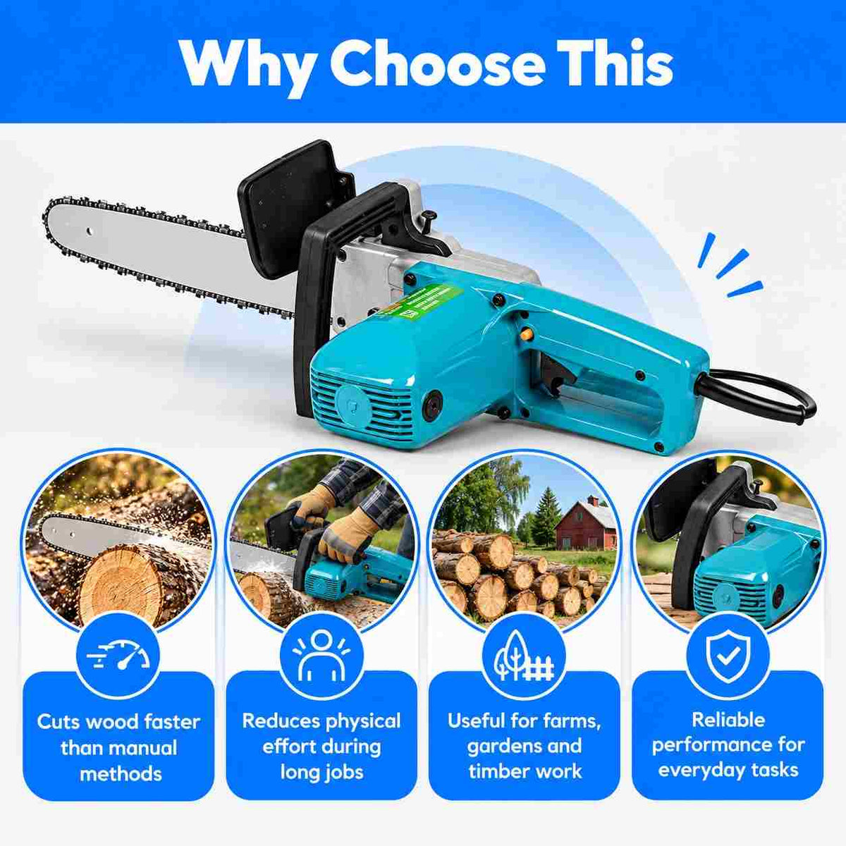 Chain Saw Electric-16Inch