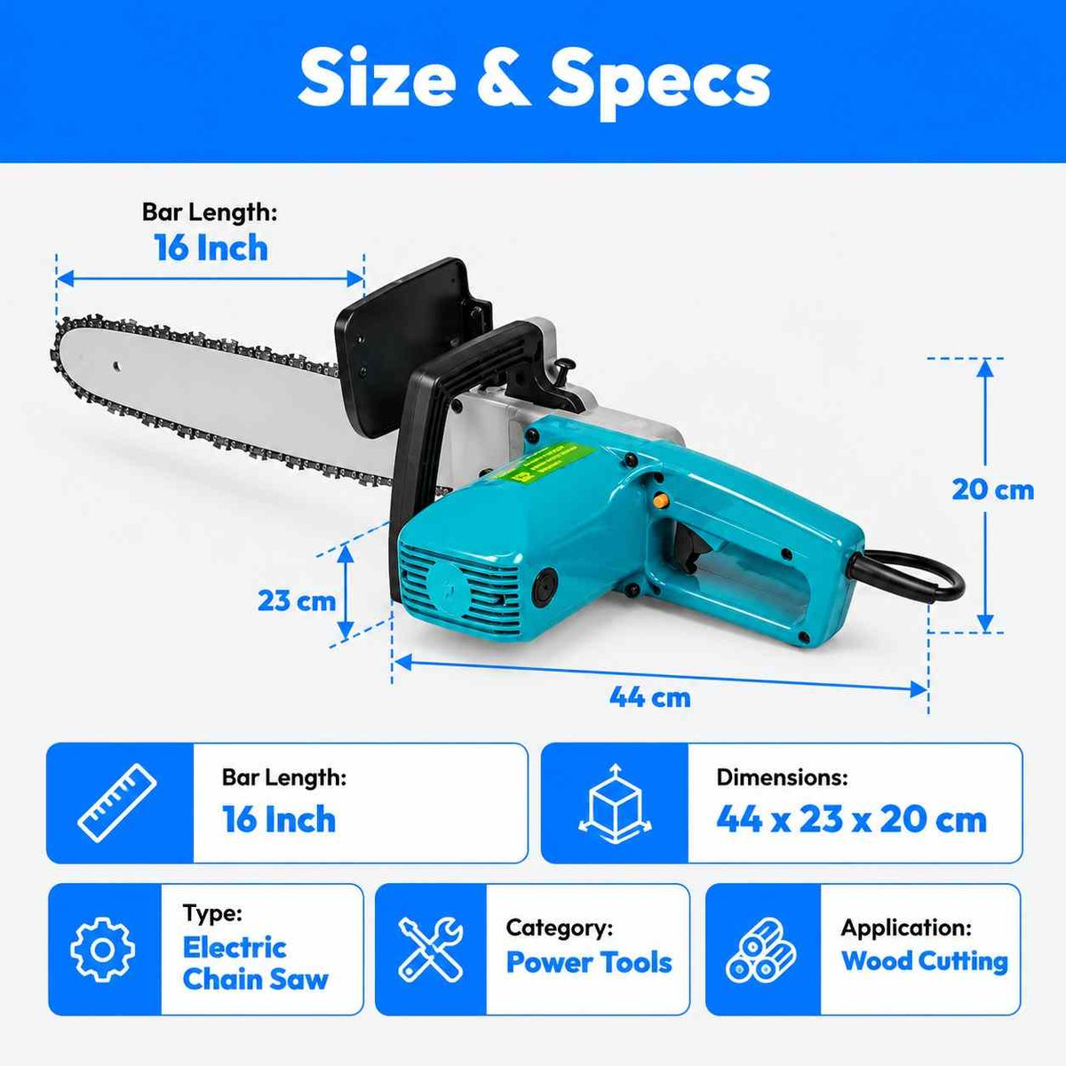 Chain Saw Electric-16Inch