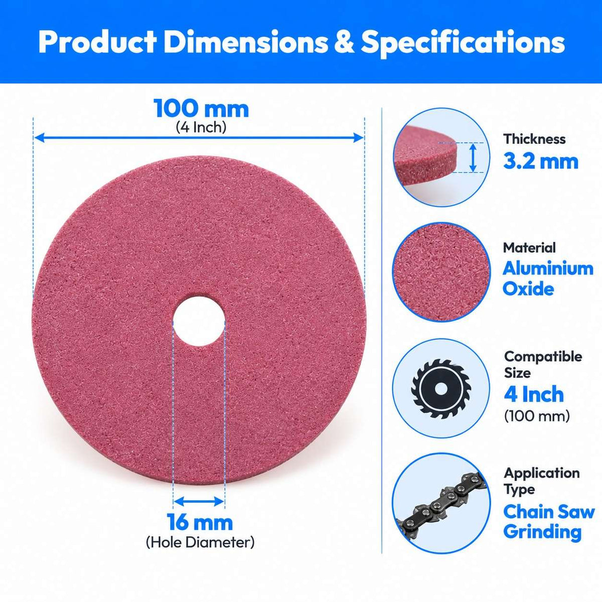 Chain Saw Grinding Wheel 4inch