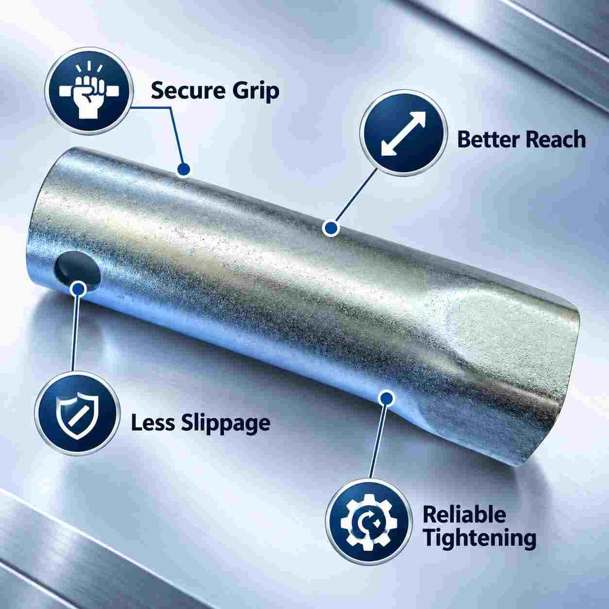 Check Nut Spanner Hex Socket Spanner Tool for Check Nuts-36mm