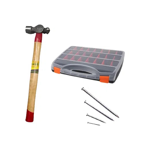 Combo of Hammer Nails-550 PCS and Storage Box