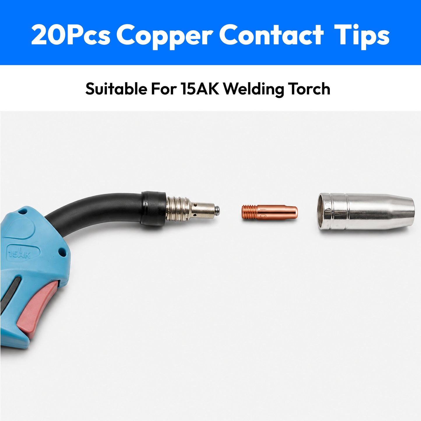 Copper Contact Tip For MIG/MAG Welding Torch-0.8MM-20PCS