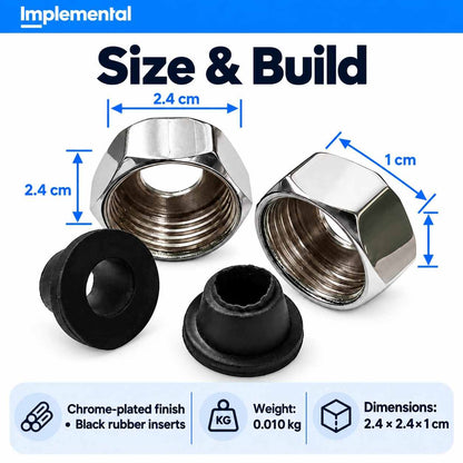 Copper Connection CP Nuts - 2 PCS