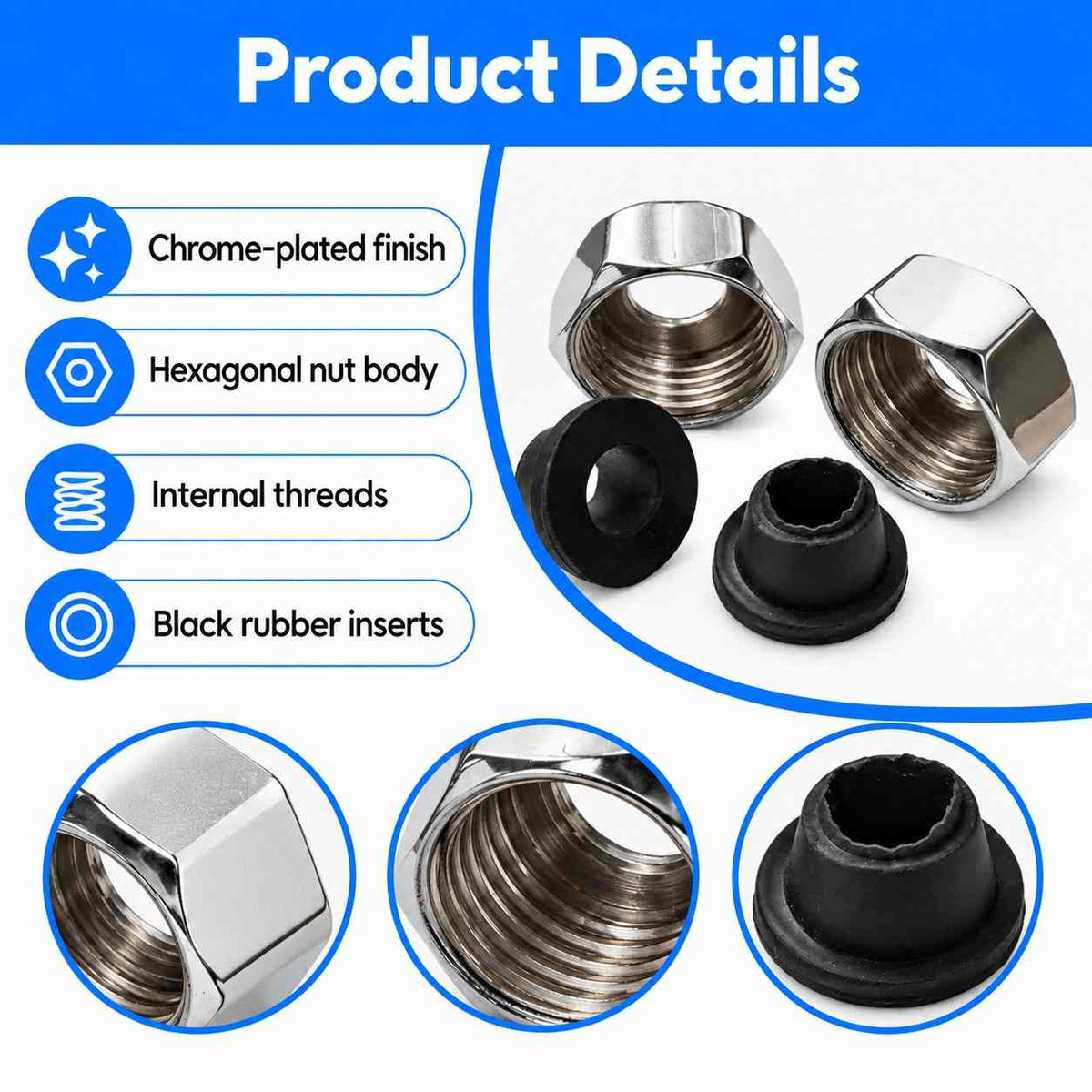 Copper Connection CP Nuts - 2 PCS