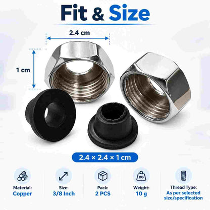 Copper Connection CP Nuts - 2 PCS