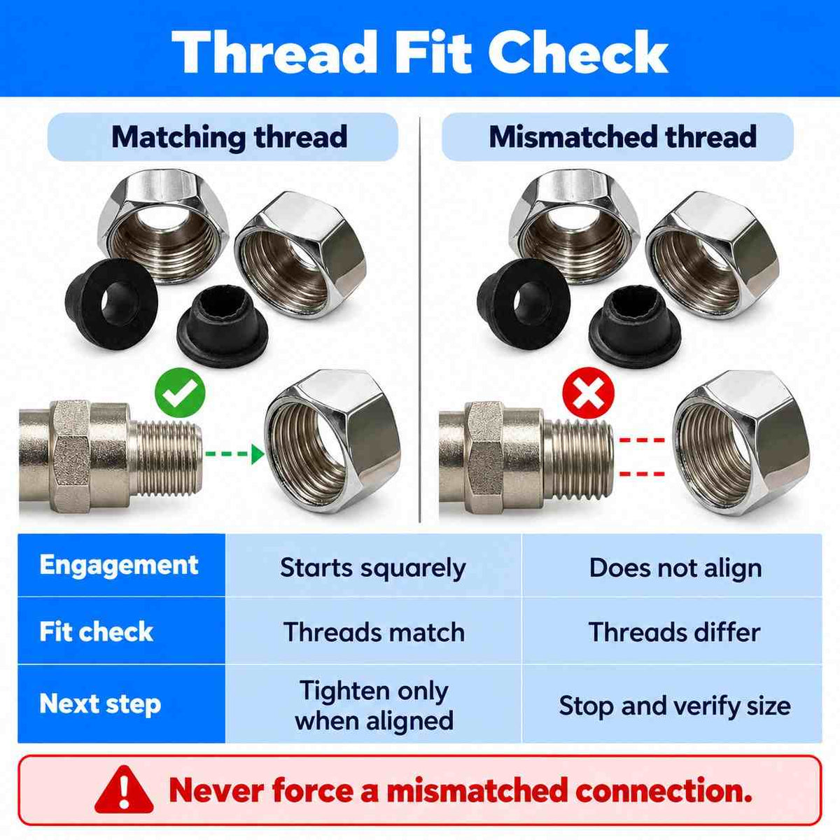 Copper Connection CP Nuts - 2 PCS
