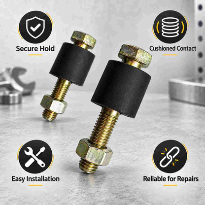 Coupling Bolt with Rubber Bush Plain (Pack of 2)
