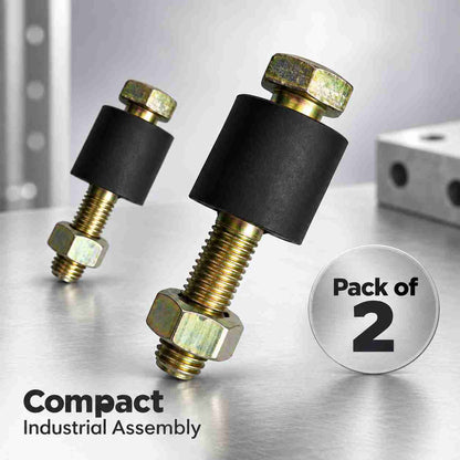 Coupling Bolt with Rubber Bush Plain (Pack of 2)