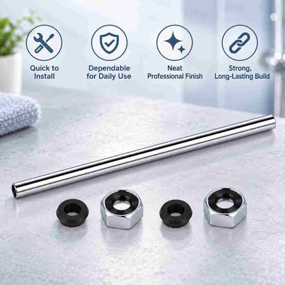 Copper Connection Pipe With 2 CP Nuts