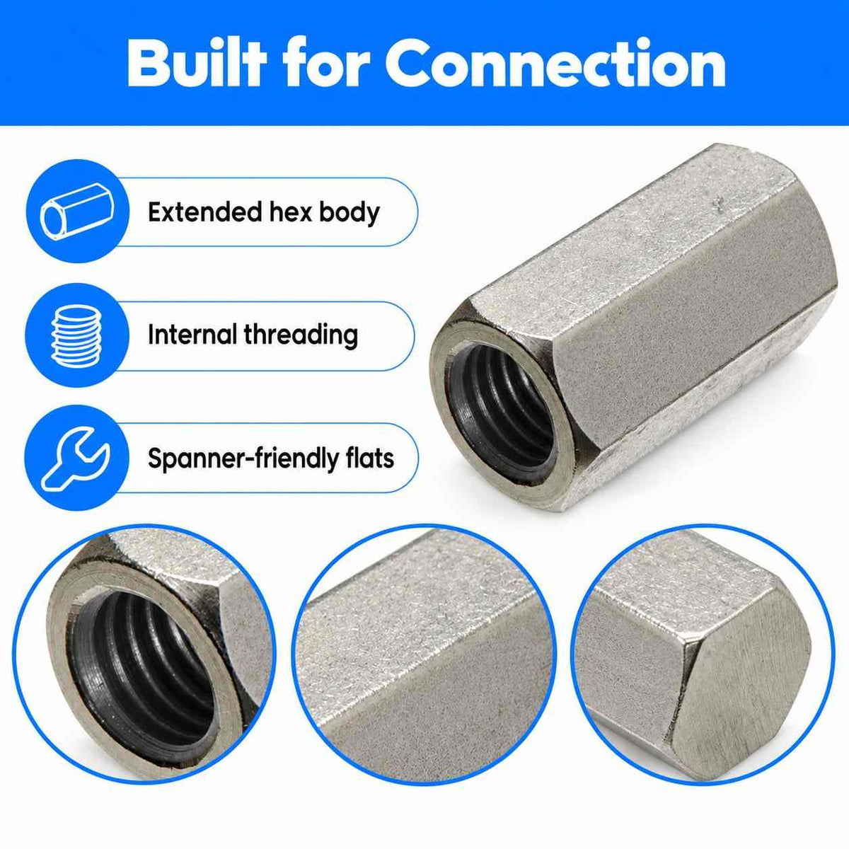 Coupling Nut(Pack of 10)