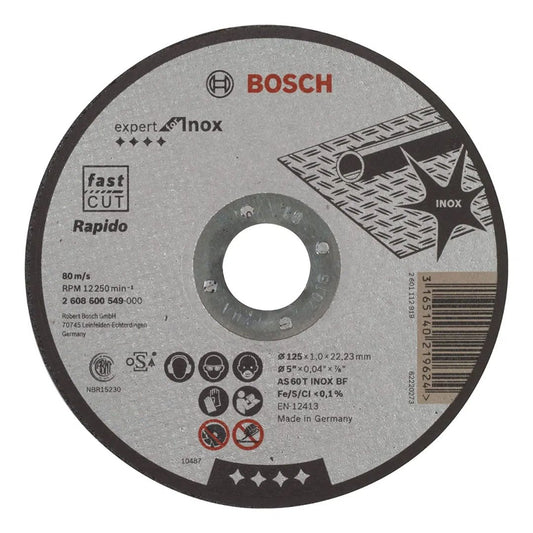 Bosch Cutting Discs Standard For Inox-5" (Pack of 2)